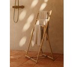 Toallero Roxana de madera maciza de teca 50 x 95 cm