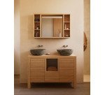 Vasque à poser Tetsu en pierre Ø 40 cm