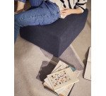 Repose-pieds Neom bleu 75 x 64 cm