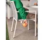 Chaise d'extérieur Culip - corde - structure aluminium