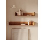 Étagère Octavia en contreplaqué de bois de frêne 120 x 20 cm