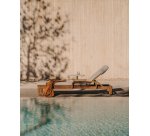 Tumbona Sonsaura de madera maciza de eucalipto