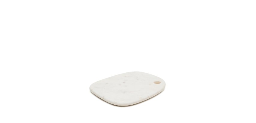 Tagliere per servire Odar in marmo bianco