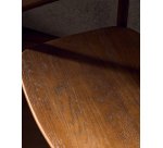 Stühle aus Eichenholz, Nussbaum-Finish