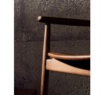 Stühle aus Eichenholz, Nussbaum-Finish