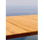 Table Icaro en bois de teck 280 x 112 cm FSC 100%