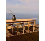 Table Icaro en bois de teck 280 x 112 cm FSC 100%