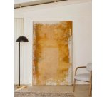 Tableau abstrait Selnar jaune 200 x 120 cm