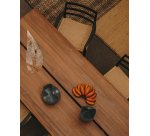 Table Sashi en bois de teck 220 x 100 cm