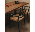 Table Sashi en bois de teck 220 x 100 cm