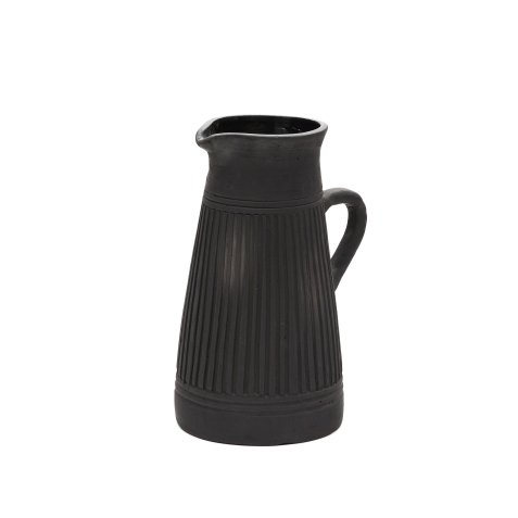 Vaso Menre di terracotta con finitura nera 34 cm