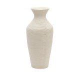 Vase Pria en papier mâché blanc 72 cm