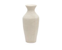 Vase Pria en papier mâché blanc 72 cm