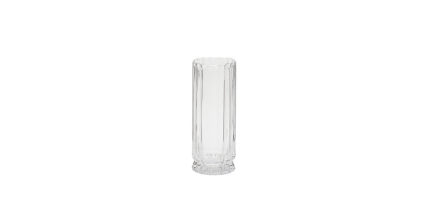 Vase Neblan en verre transparent 30 cm