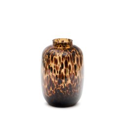 Panth brown glass vase, 30 cm