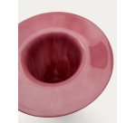 Kelse pink glass vase, 28 cm