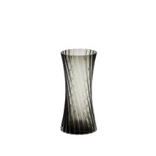 Vase Arep en verre gris 28 cm