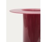 Kelse pink glass vase, 28 cm