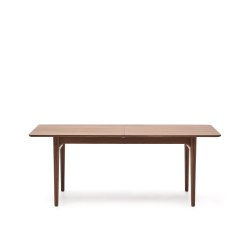 Tavolo allungabile Elan impiallacciatura e legno massiccio in noce 200(260)x100cm FSC Mix Credit