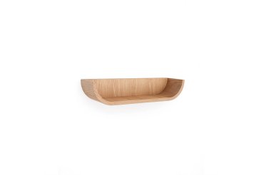 Étagère Salaya en contreplaqué de frêne avec finition naturelle 60 x 12 cm