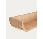 Étagère Salaya en contreplaqué de frêne avec finition naturelle 60 x 12 cm