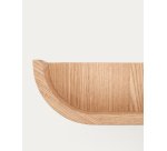 Étagère Salaya en contreplaqué de frêne avec finition naturelle 60 x 12 cm