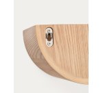 Étagère Salaya en contreplaqué de frêne avec finition naturelle 60 x 12 cm