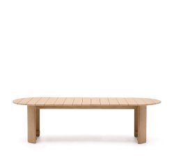 <table> <tr> <td> Xoriguer table in eucalyptus wood 280 x 110 cm </td> </tr> </table>
