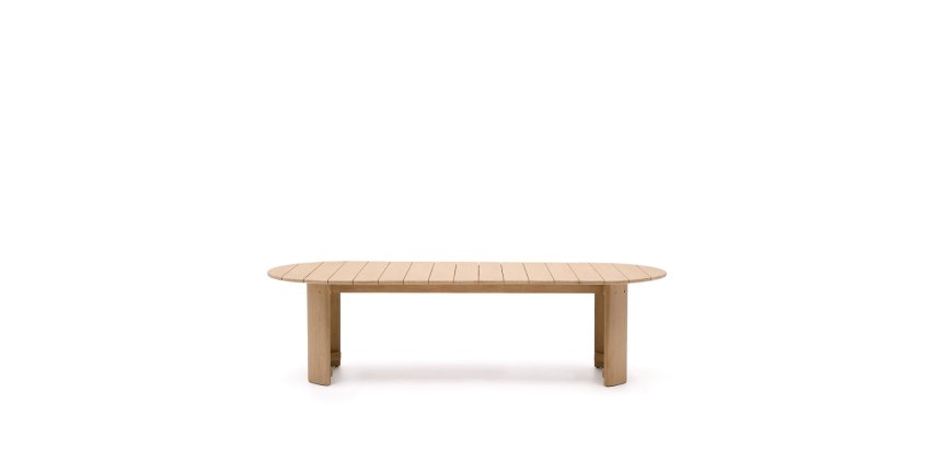 Table Xoriguer en bois d’eucalyptus 280 x 110 cm