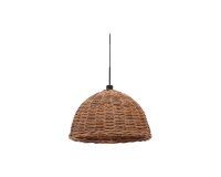 Abat-jour Jornets pour suspension en rotin, finition naturelle Ø 50 cm