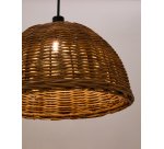 Abat-jour Jornets pour suspension en rotin, finition naturelle Ø 50 cm