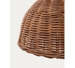 Abat-jour Jornets pour suspension en rotin, finition naturelle Ø 50 cm