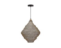 Lámpara de techo Sarraco de metal dorado Ø 58 cm