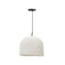 Sineu white papier-mâché ceiling lamp Ø 34,5 cm