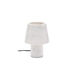 Lampe de table Alaro en marbre blanc