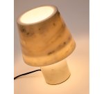 Lampe de table Alaro en marbre blanc
