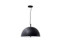 Plafonnier Catlar en métal avec finition noire Ø 40 cm