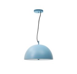 Plafonnier Catlar en métal avec finition bleue Ø 40 cm