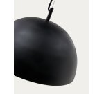 Plafonnier Catlar en métal avec finition noire Ø 40 cm