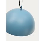 Plafonnier Catlar en métal avec finition bleue Ø 40 cm