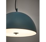 Plafonnier Catlar en métal avec finition bleue Ø 40 cm