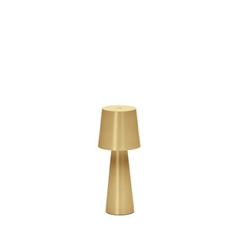 Arenys small metal table lamp in a gold painted finish