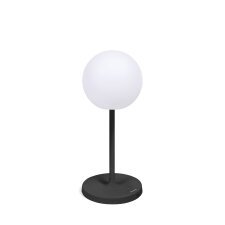 Lampe de table d'extérieure Dinesh en acier noir 40 cm