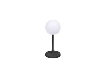 Lampe de table d'extérieure Dinesh en acier noir 40 cm