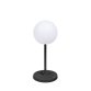 Dinesh outdoor table lamp in black steel 40 cm