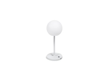 Lampe de table d'extérieure Dinesh en acier gris 40 cm