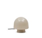 Reig grey glass table lamp