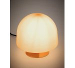 DE_Lampe de table Reig en verre orange