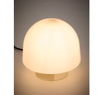 Reig grey glass table lamp