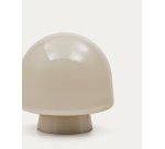 Reig grey glass table lamp